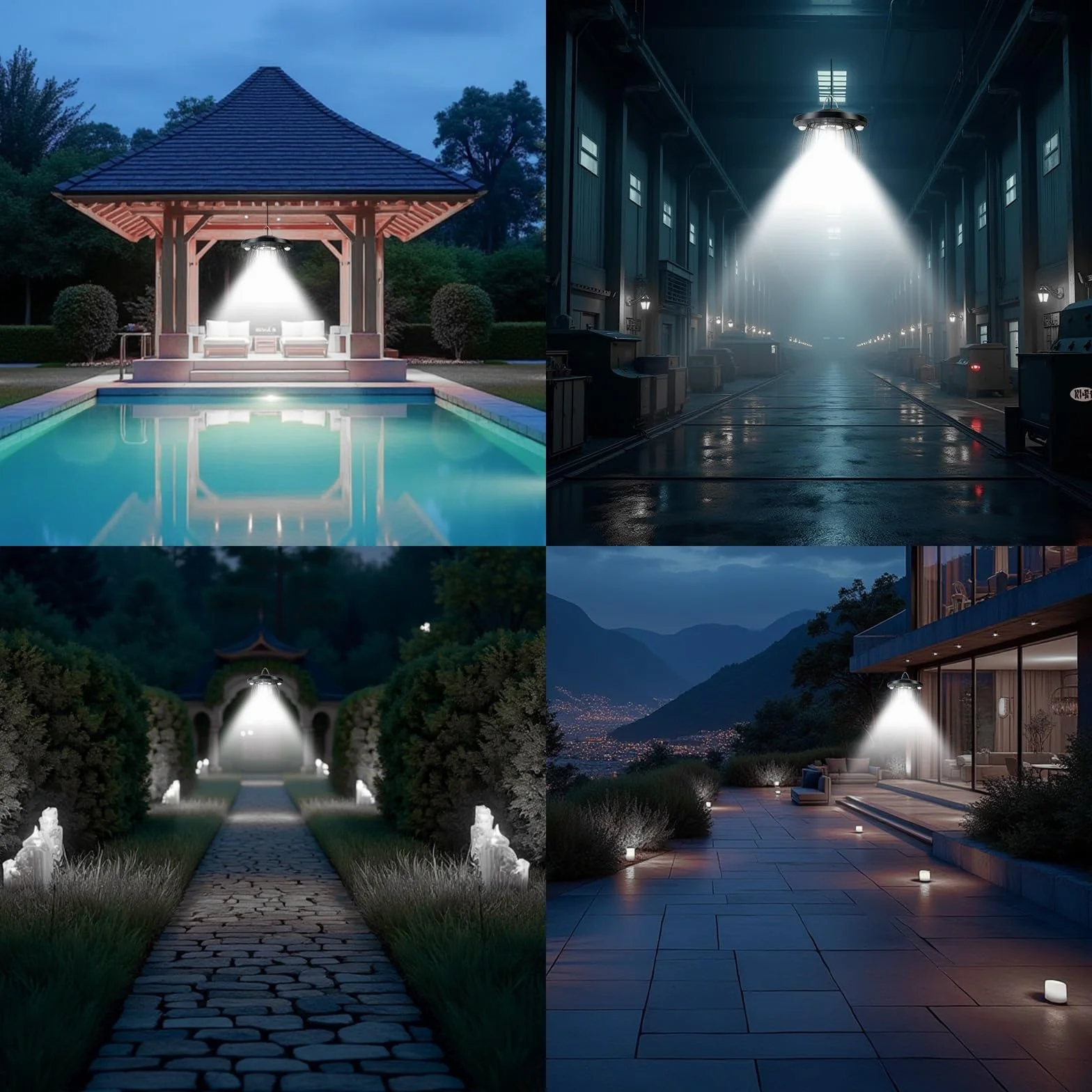 CREATESTAR Lámpara Solar Colgante Exterior, Luz Solar Exterior con Mando a Distancia, IP66 resistentes al agua, Lámparas Colgantes Solares para Jardín Terraza Patio Garaje Balcón Pabellón