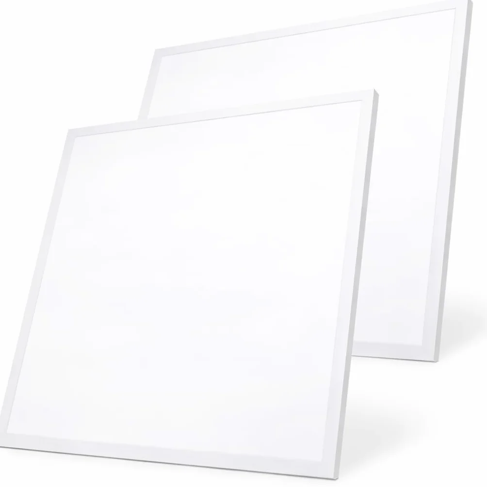 Ledme Pack de 2 Panel LED 60x60 cm 42W Blanco Frío 6000K 4200 lúmenes Empotrable