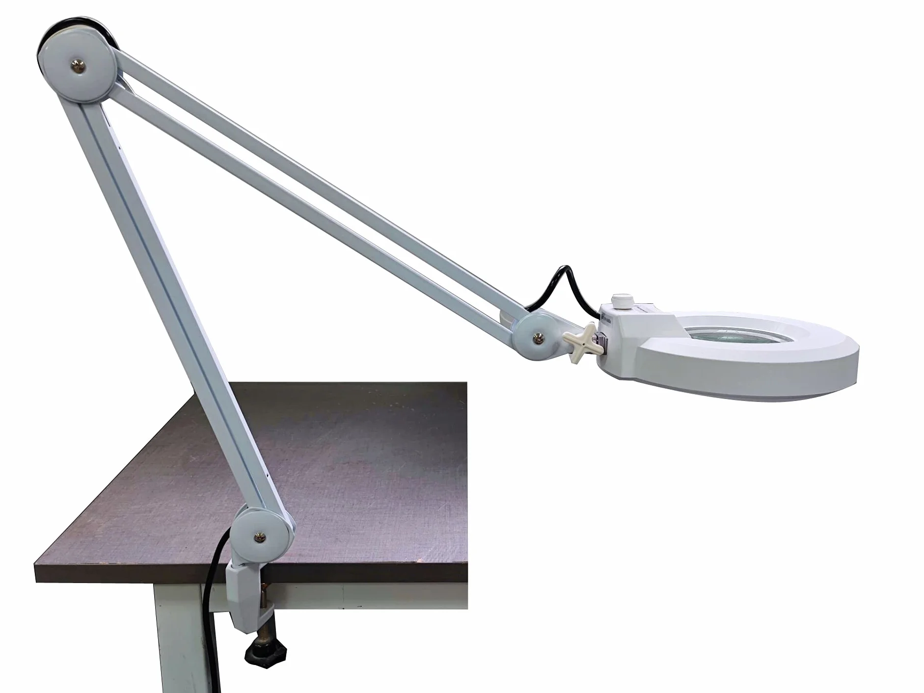 Lampara Lupa LED Estetica, 5 x lámpara Lupa LED en pie 5 Ruedas/en Mesa