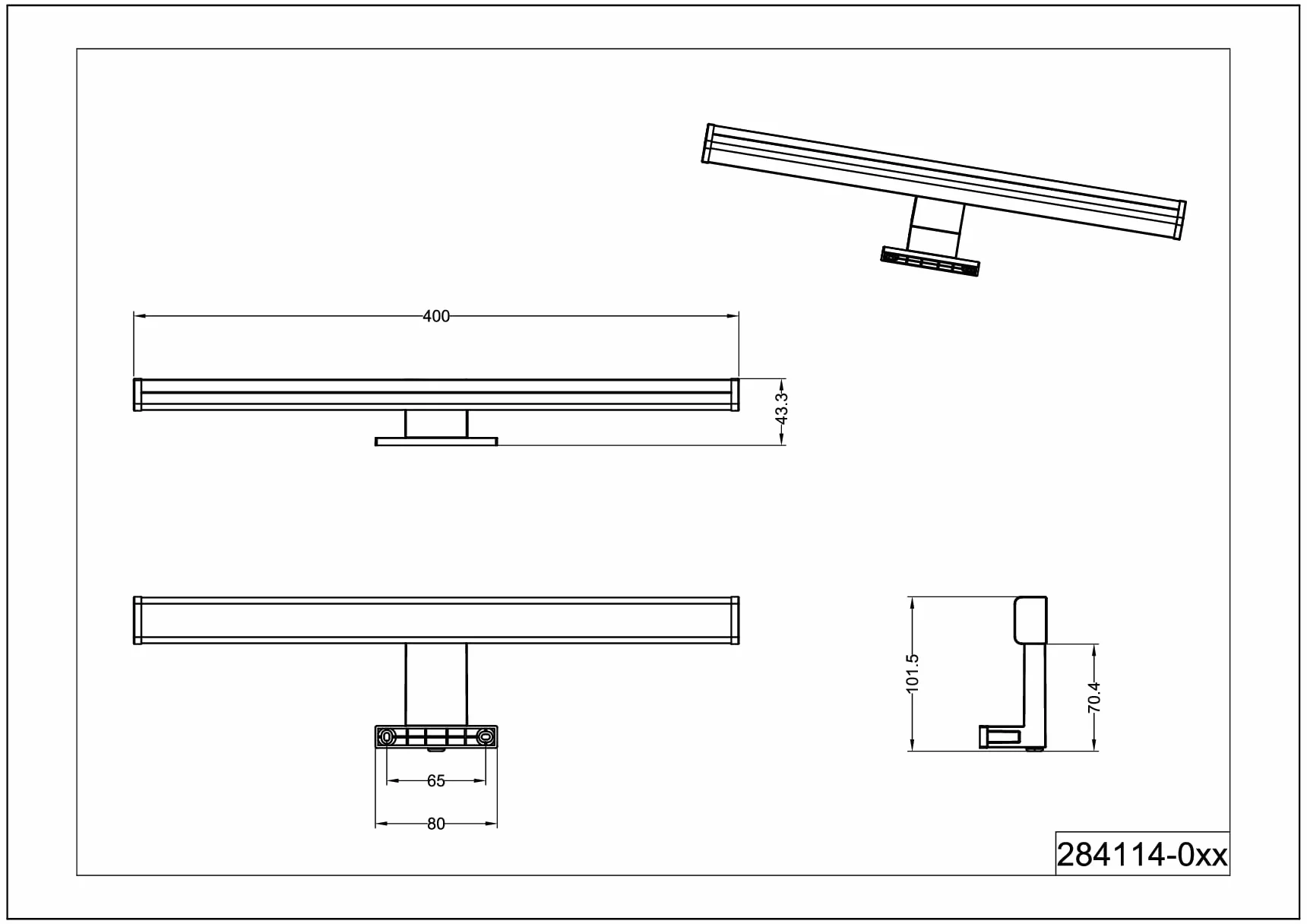 Trio Lighting Aplique LED Lino 7.5W 3000K