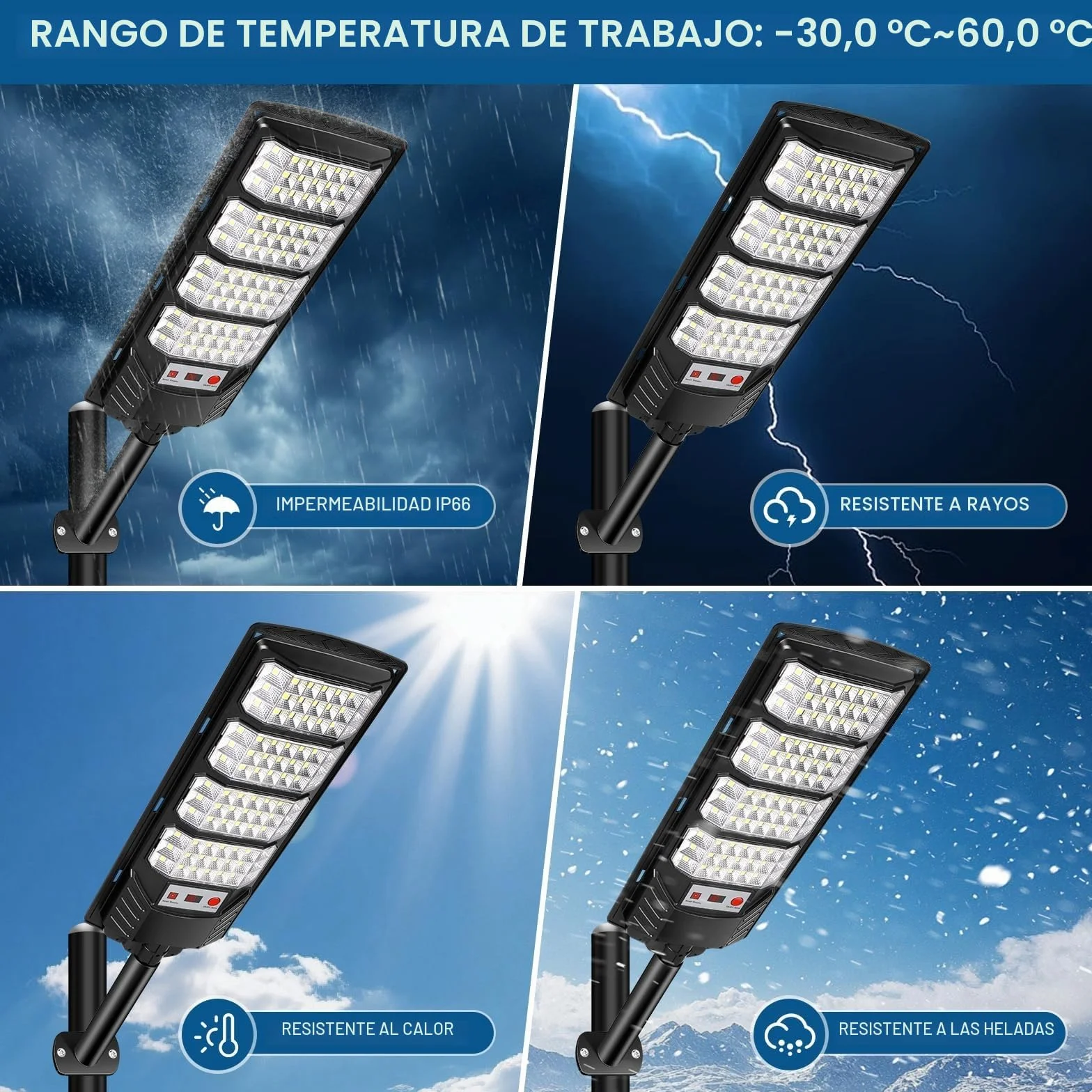 Farolas Solares Exterior 600W, 84 LED Farola Potente con Control Remoto,IP66 Impermeable Luz Solar Exterior Sensor de Movimiento,Foco Solar Luz de Seguridad para Jardín, Patio,2 Paquetes