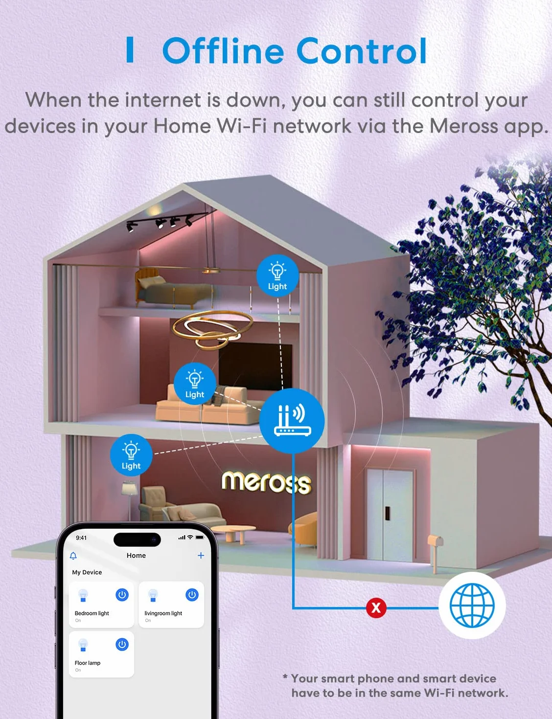 Meross Bombilla Inteligente Alexa, Bombilla LED E27 para Apple HomeKit, Google Home y SmartThings, RGBWW, 2700-6500K, Pack de 4