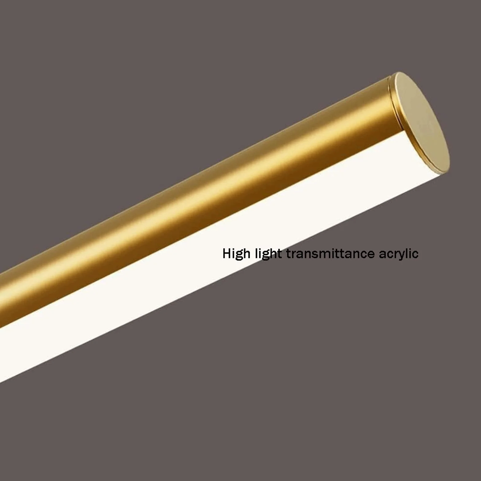 Lámpara Aplique de Pared LED Lineal Dorado 3000K Rotación 330° Ajustable
