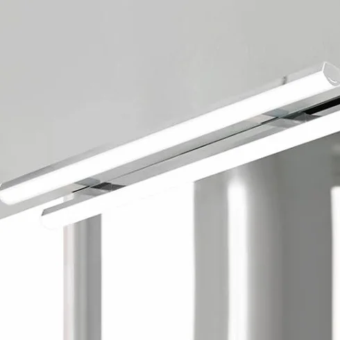 Aplike - Aplique LED Multienganche para Espejo de Baño - Luz Regulable Blanca Neutra (4000K) - 11.6 x 3 x 80 cm | Modelo Sky