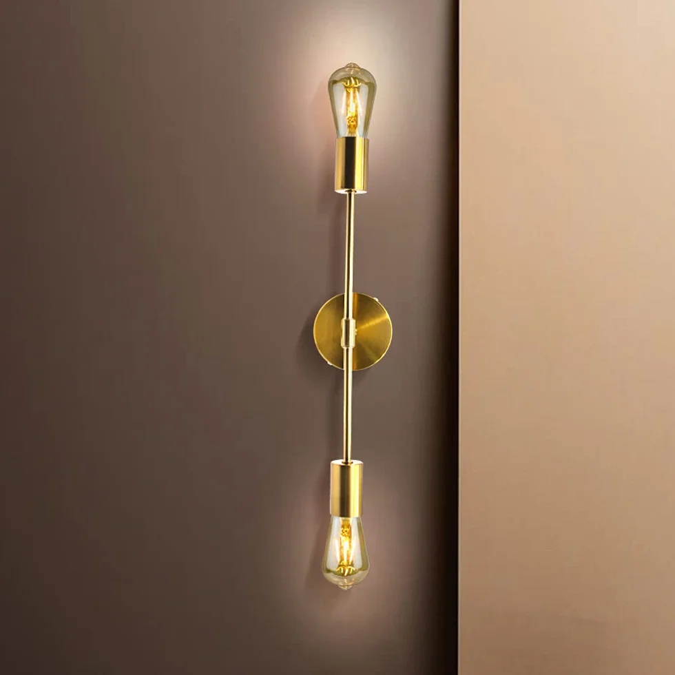 Lámpara de Pared Moderna, Aplique Industrial, Accesorio de Iluminación Vintage para Baño, Tocador, Pasillo, Cocina [E27]