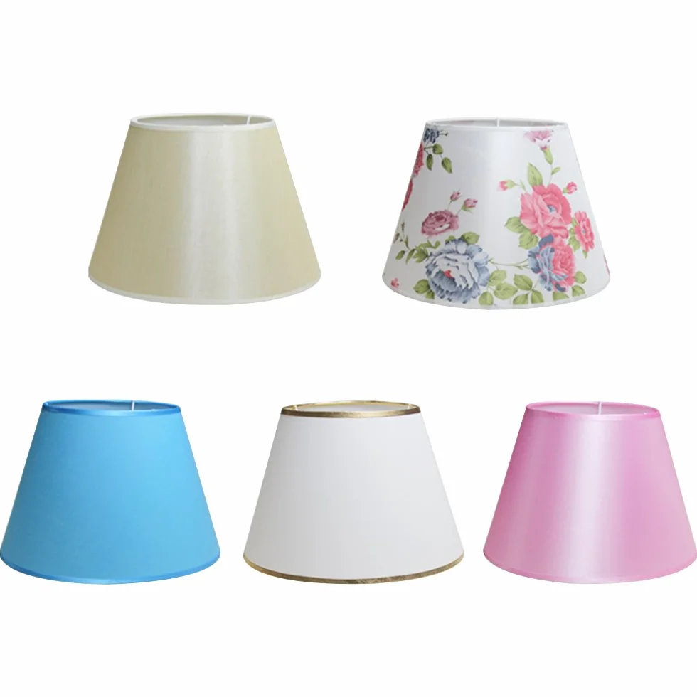 DULEE Lámparas de mesa pantalla 25 cm blanco