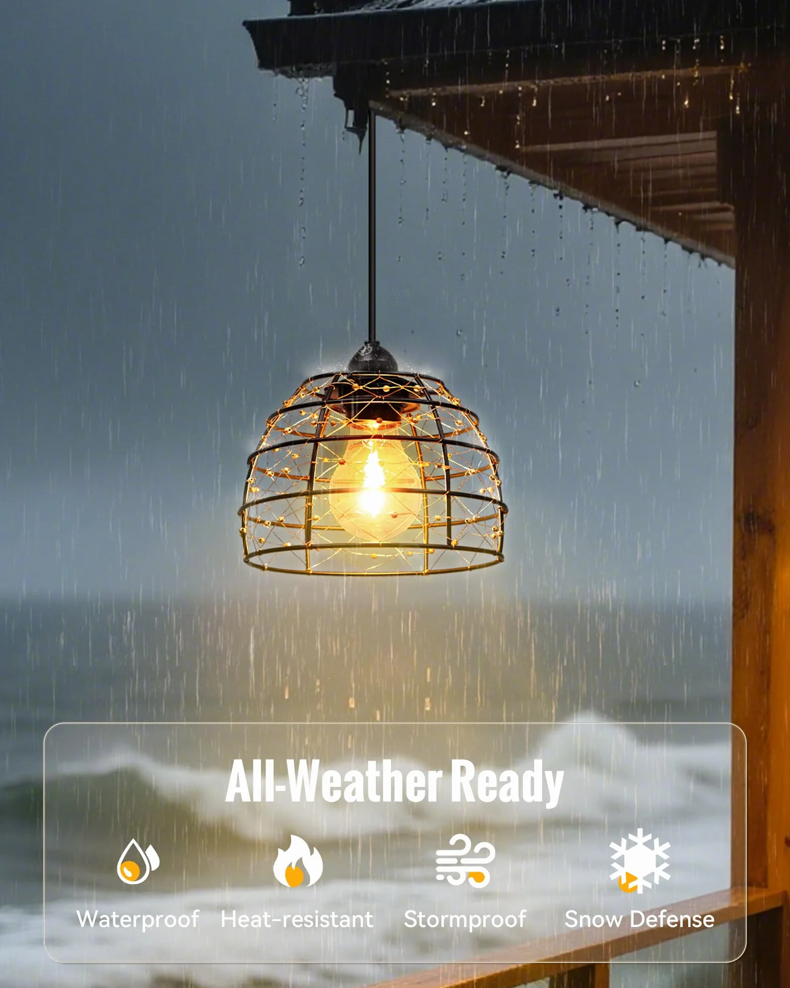 2 Lámpara Solar Exterior de Estilo Bohemio, Luces Exterior Solar con Temporizador de 4/6/8 Horas y 4 Ajustes de Brillo, Impermeable IP65 para Patios, Balcones y Jardines
