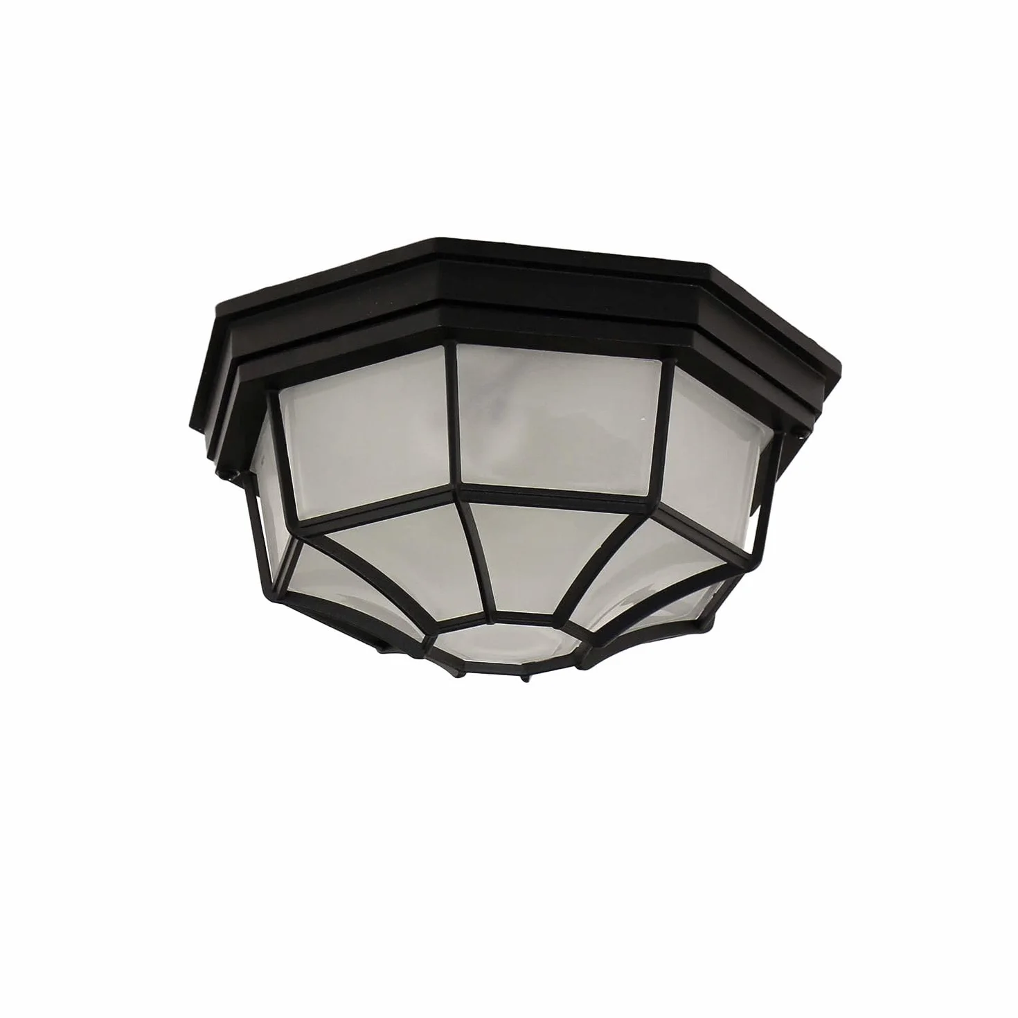 Lámpara de Techo de Exterior Elegante Color Negro 2/3/802