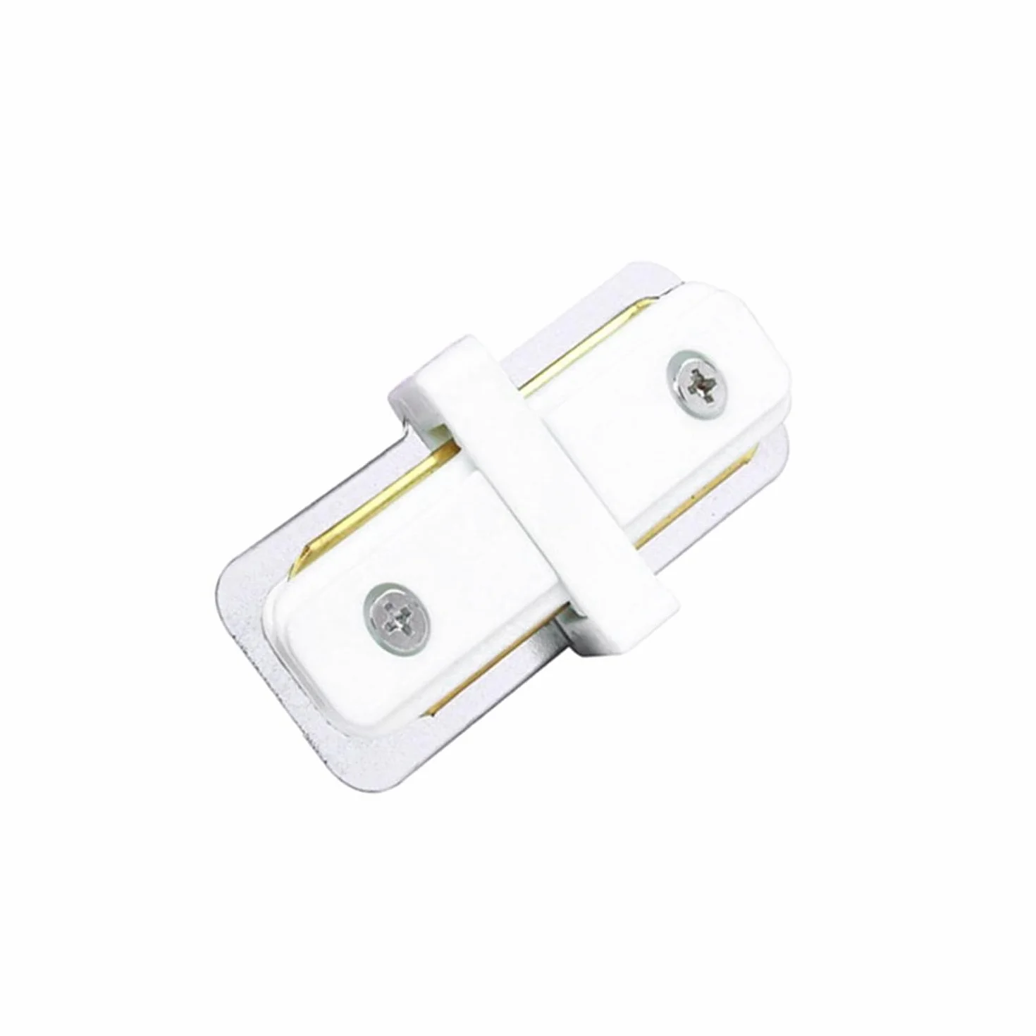 LEDKIA LIGHTING Conector Tipo I para Carril Monofásico Aluminio Blanco