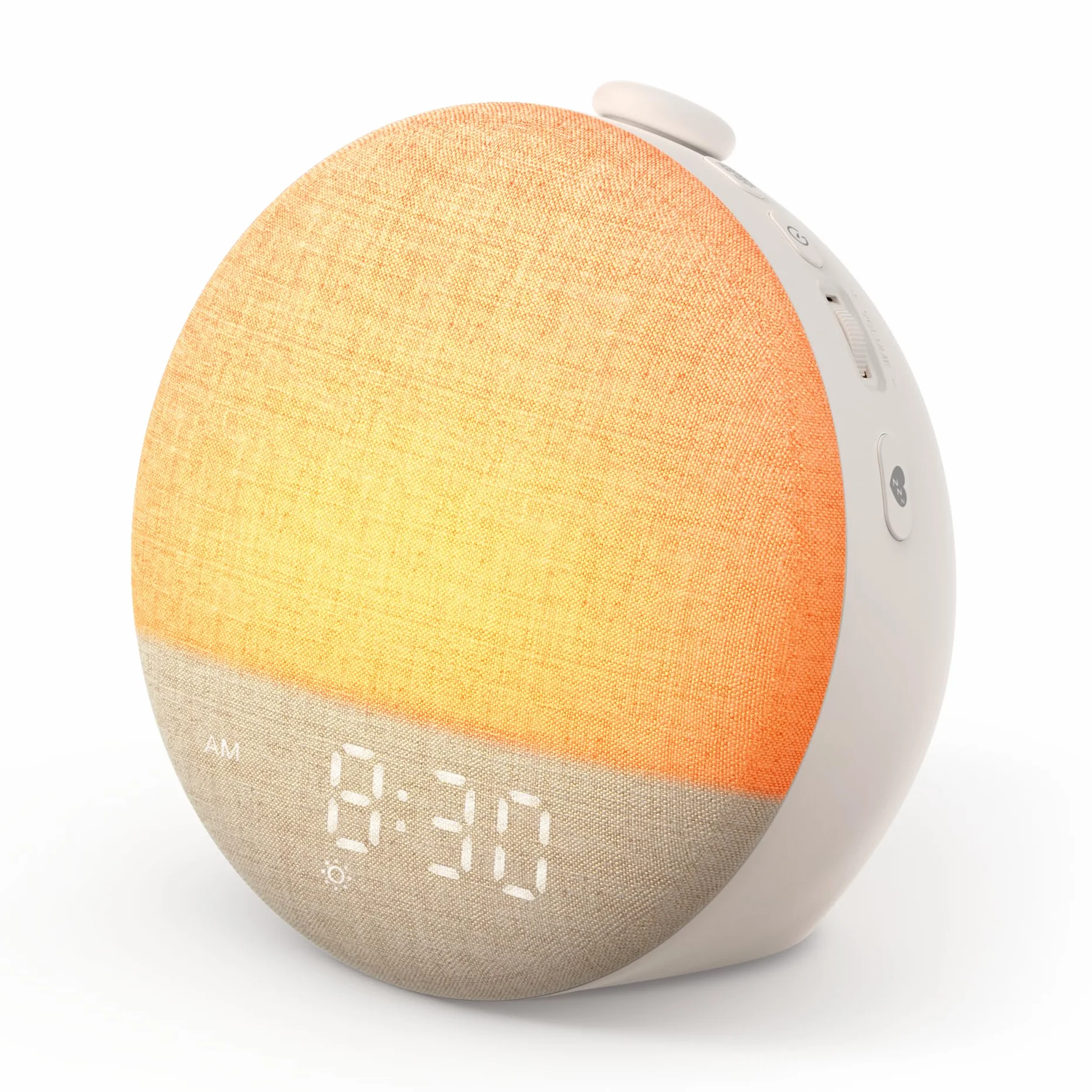 Dreamegg Sunrise Alarm Clock, 29 Sounds White Noise Machine, Adjustable Light & Display, 32 Volumes, 6 Alarms, 10 Colors, Timer, Snooze