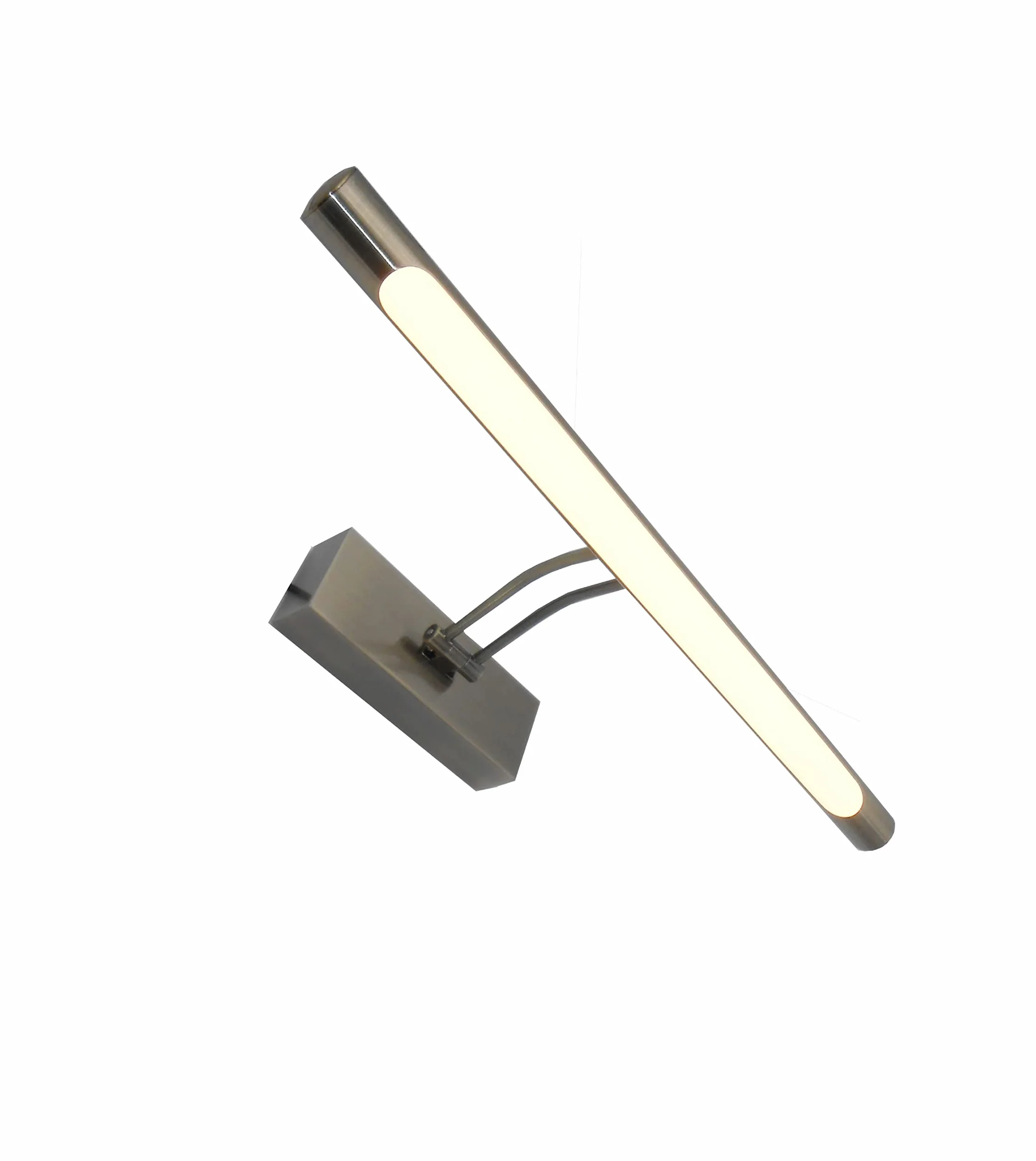 Aplique LED pared 6W 3000K 40cm bronce envejecido articulado giratorio