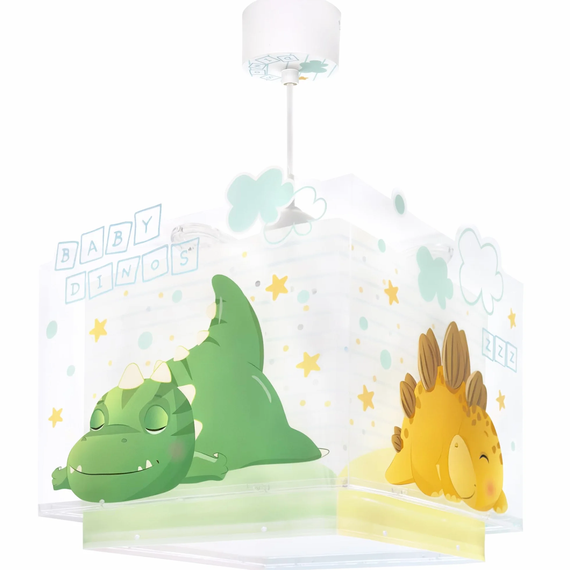 Dalber Lámpara De Techo Colgante Infantil Baby Dinos Dinosaurios
