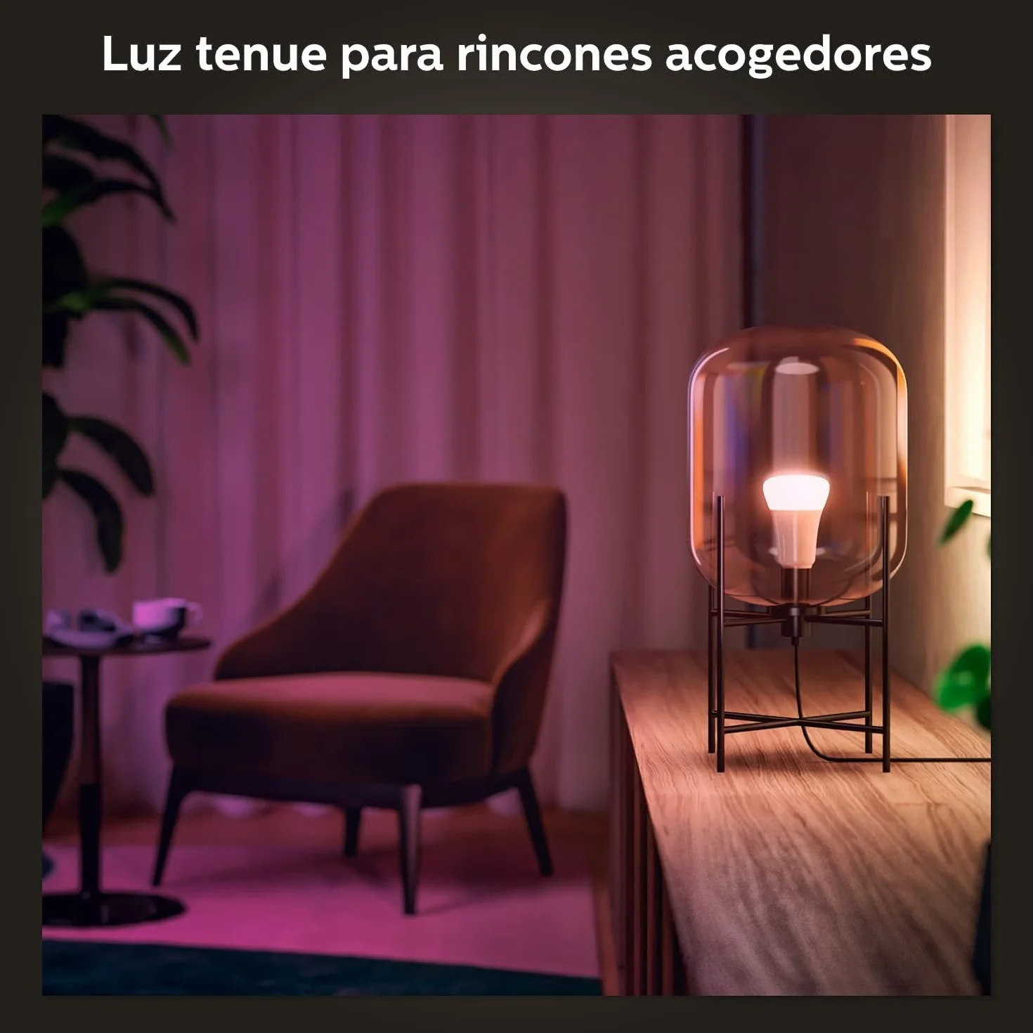 Philips Hue - Bombilla LED Inteligente, GU10, Luz Blanca y de Colores, 4.2W 400 lúmens, Compatible con Alexa y Google Home - Pack de 3 Bombillas LED inteligentes