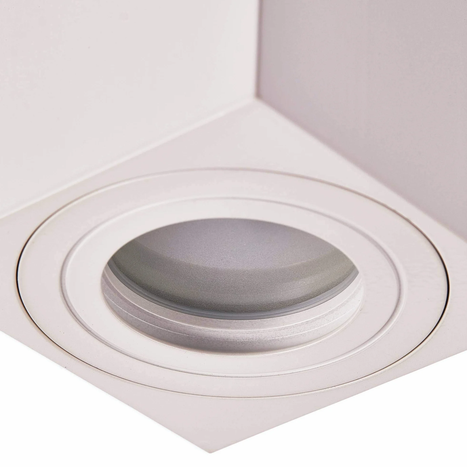 Trano LED lampara de superficie GU10 230V 5W blanco cálido IP44 para baño exterior