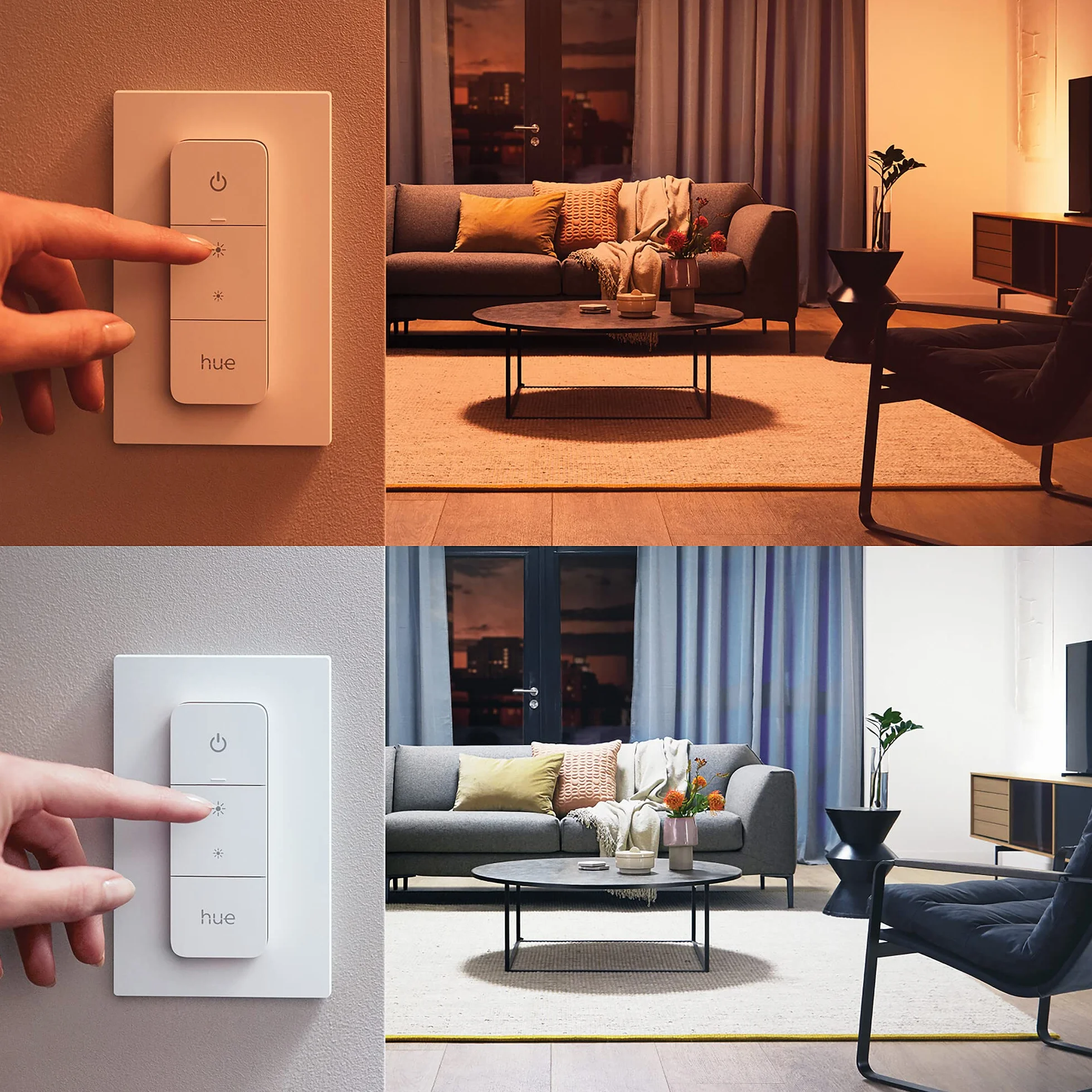 Philips Hue Startkit 2xE27 Puente Regulador Intensidad Blanco Color