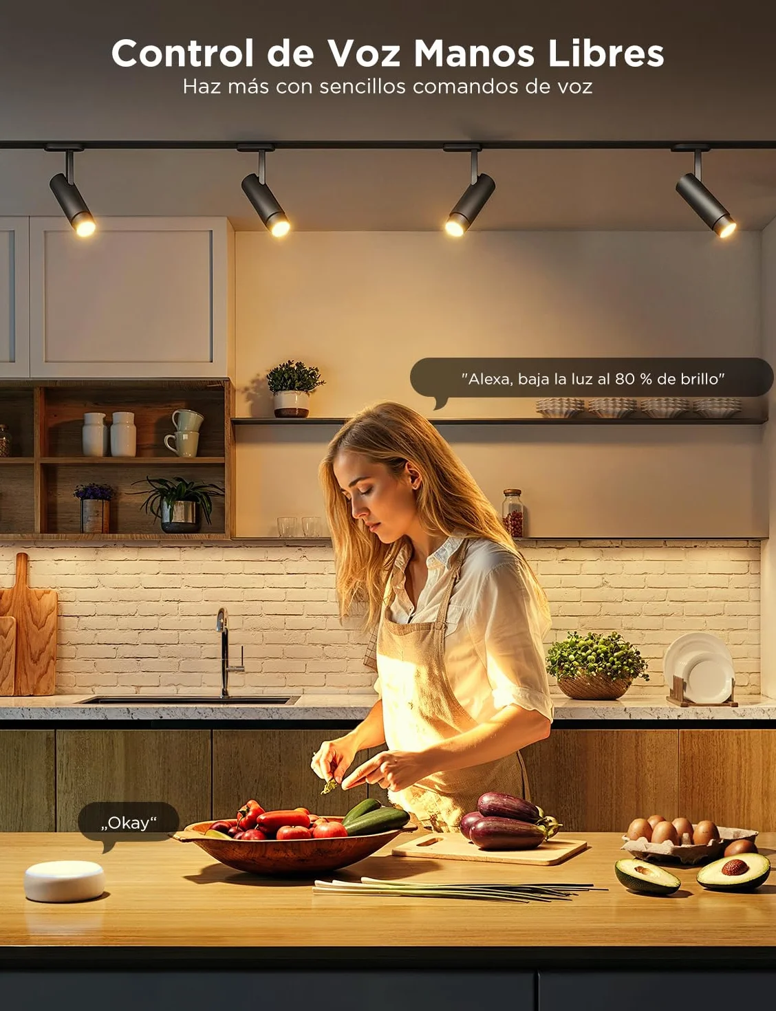Govee Bombilla Inteligente GU10, Bombilla LED GU10 WiFi RGBWW Compatible con Matter, Alexa y Google Home, Lampara LED 400LM 16 Millones de Colores Regulable Sincronización de Música, Paquete de 4