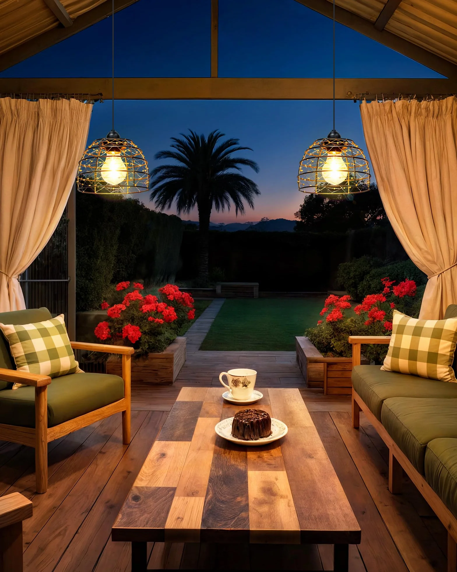 2 Lámpara Solar Exterior de Estilo Bohemio, Luces Exterior Solar con Temporizador de 4/6/8 Horas y 4 Ajustes de Brillo, Impermeable IP65 para Patios, Balcones y Jardines
