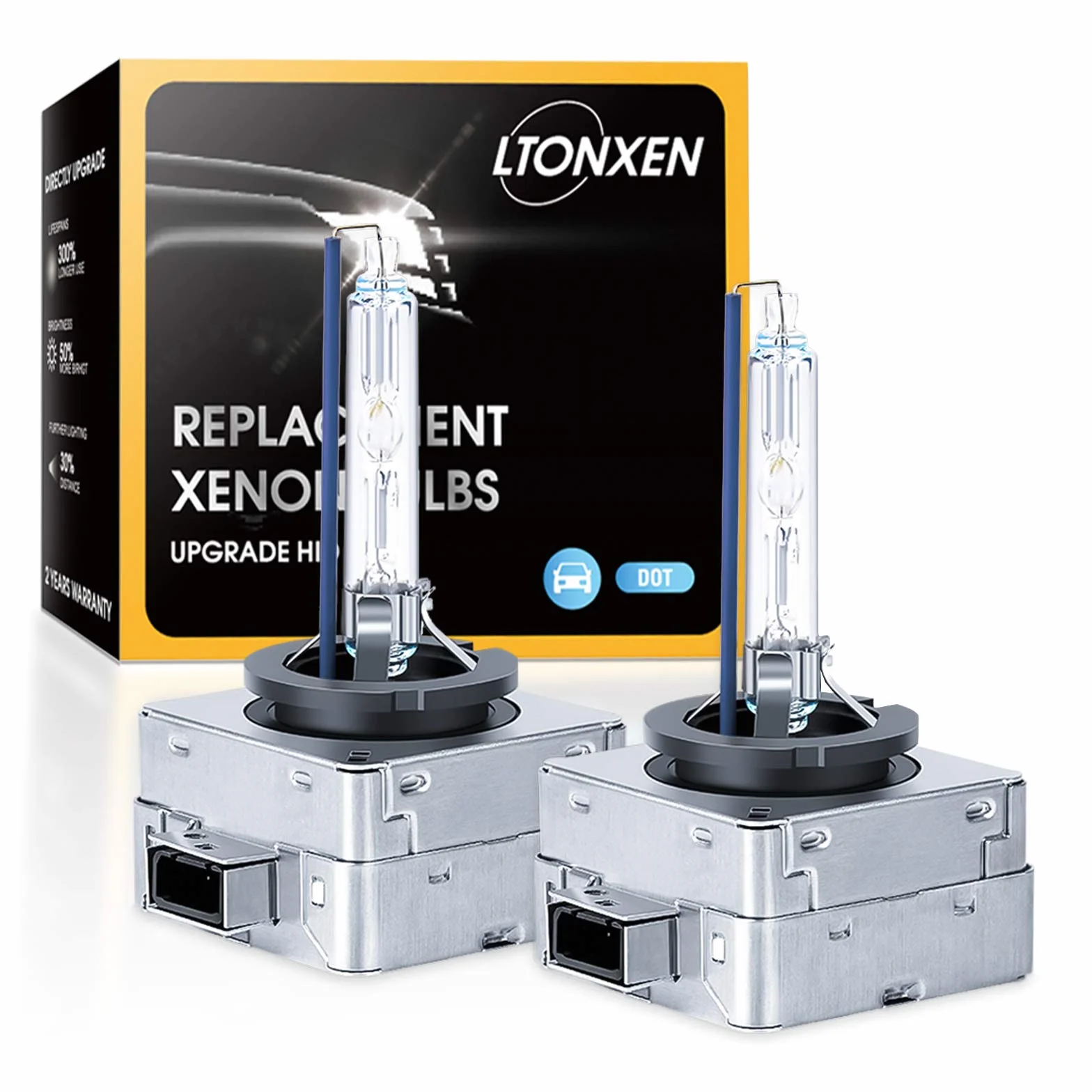 Bombilla Xenón D1S HID 8000K 12V 35W Kit de Repuesto (2 Piezas)