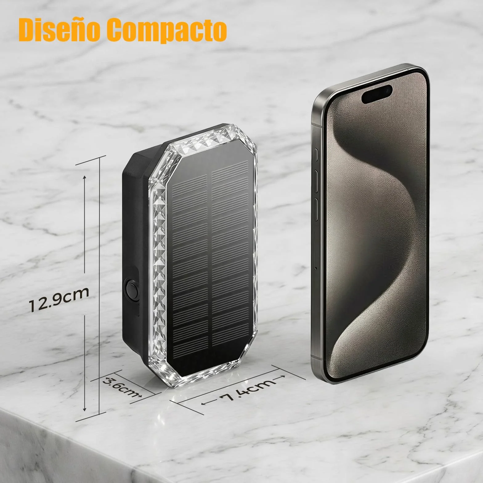 Aplique Solar Exterior Pared IP65 4 Piezas 3000K/4000K/6500K Luz Solar Pared