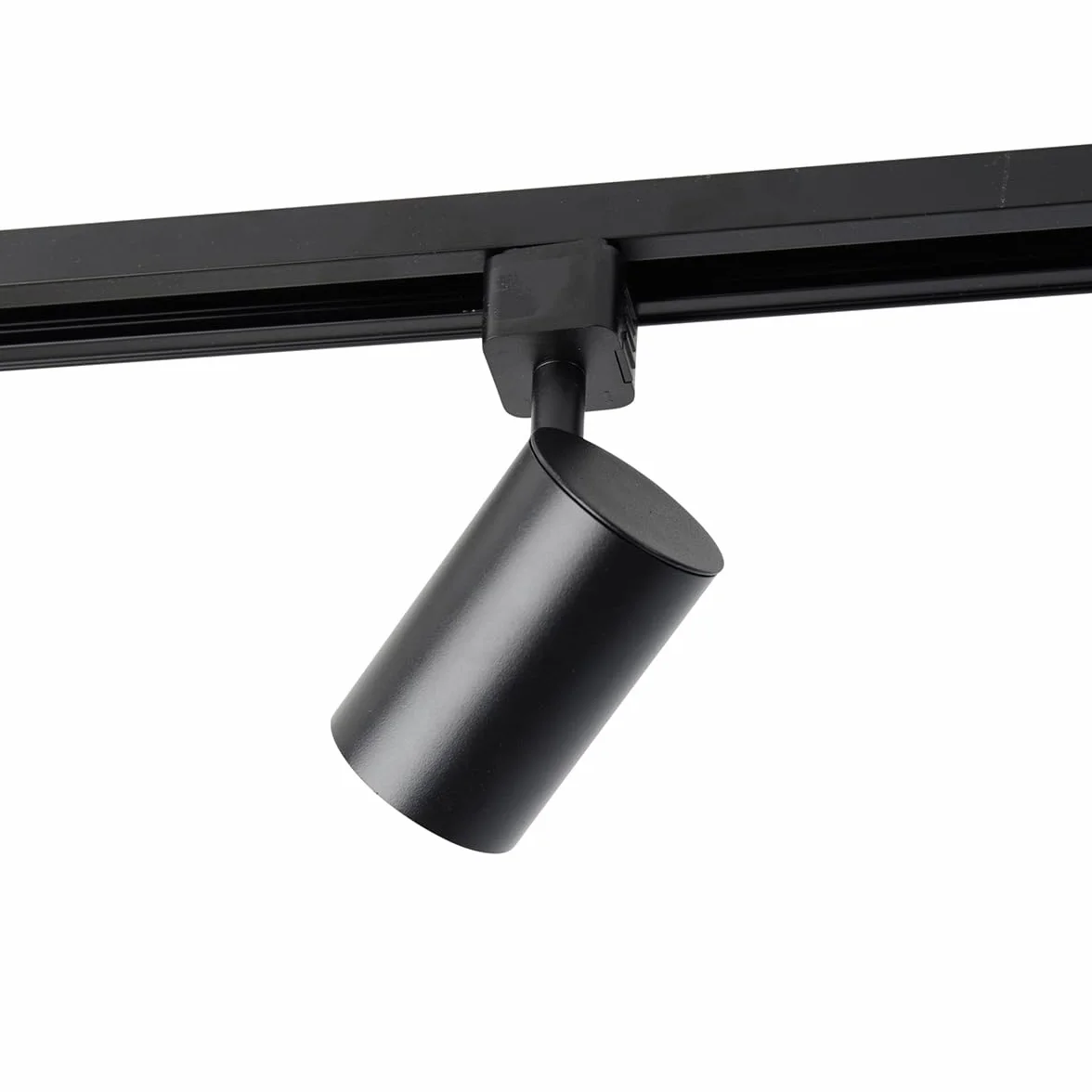 QAZQA Yade Sistema de carril moderno negro 4 luces monofásico Aluminio/Acero LED Max. 4x50W
