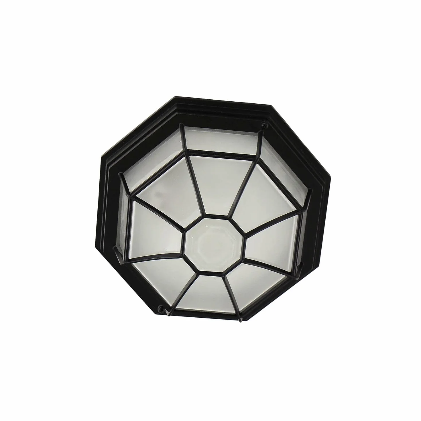 Lámpara de Techo de Exterior Elegante Color Negro 2/3/802