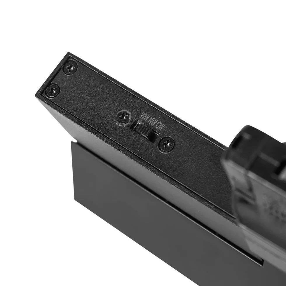 Luminaria Lineal de Carril LED Trifásico Epistar 5054 12W 1200Lm CCT (Tonalidad Luz Regulable) TRIAC [1916-TL-12W-3F-CCT] | Greenice