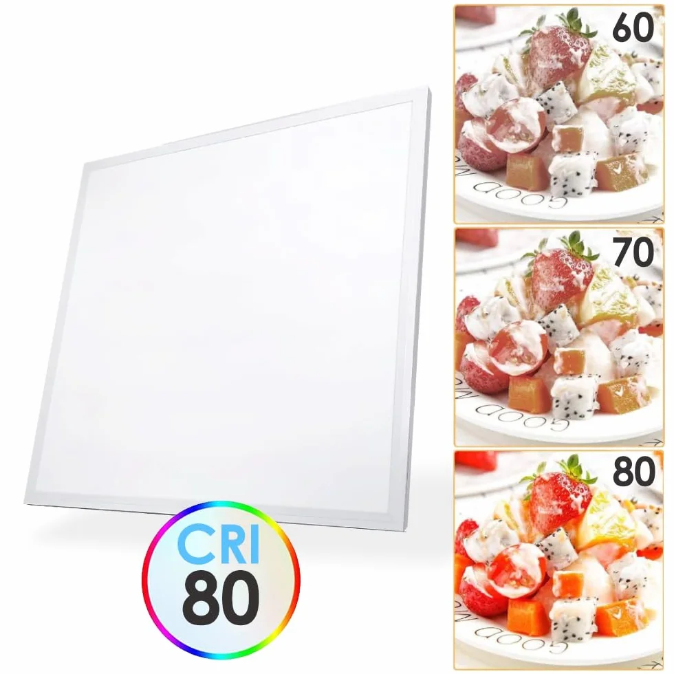 Ledme Pack de 2 Panel LED 60x60 cm 42W Blanco Frío 6000K 4200 lúmenes Empotrable