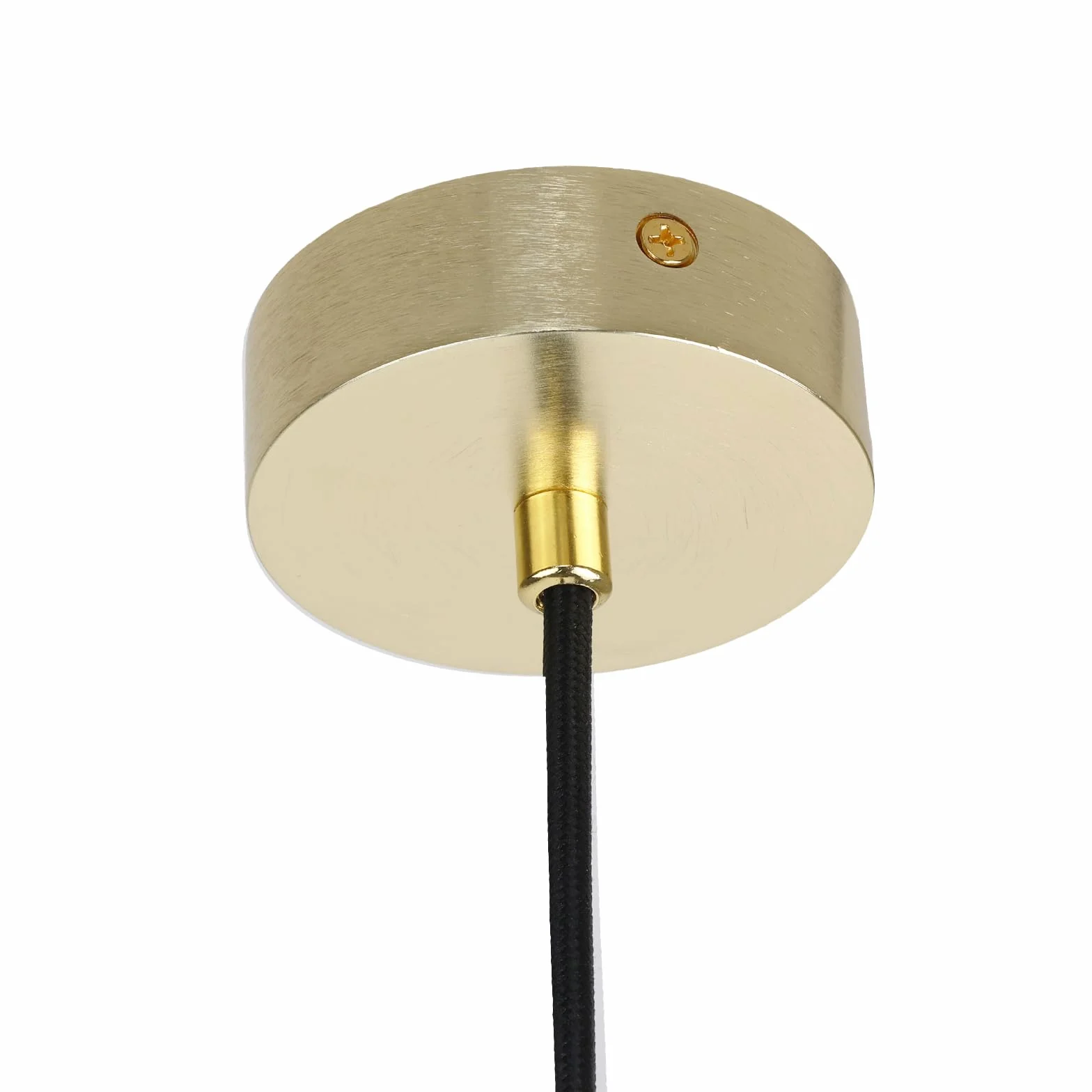 Alpinaluz Lámpara Colgante Tubular de Aluminio 20 cm GU10 120 cm Pack 2 Dorado