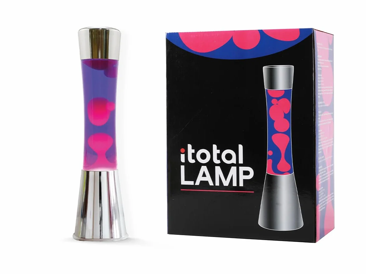 Lámparas de lava Magma 40 cm Morado Rosa