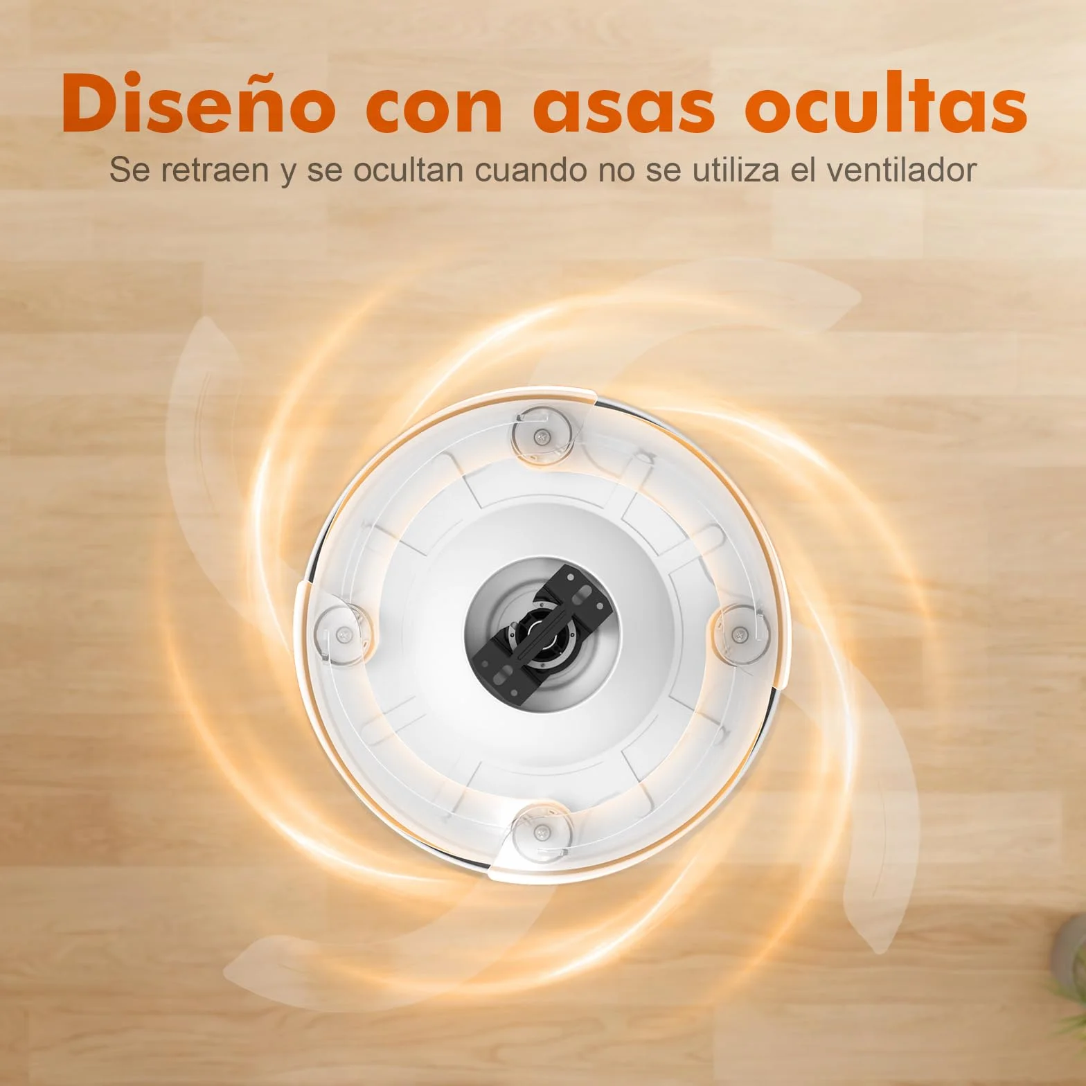 GRIFEMA Ventilador de Techo con Luz y Mando a Distancia, 107cm, Motor DC 30W, 6 Velocidades, GD105
