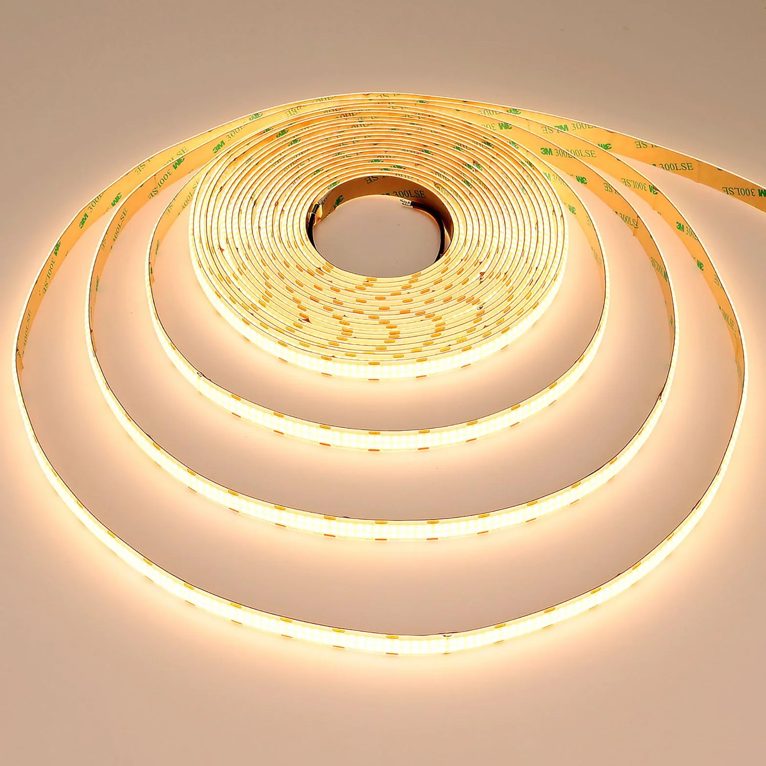 GOMING Tira LED COB 24V 10M Blanco Natural 4000K IP65 Impermeable CRI 93+ 20000lm 600LED/M