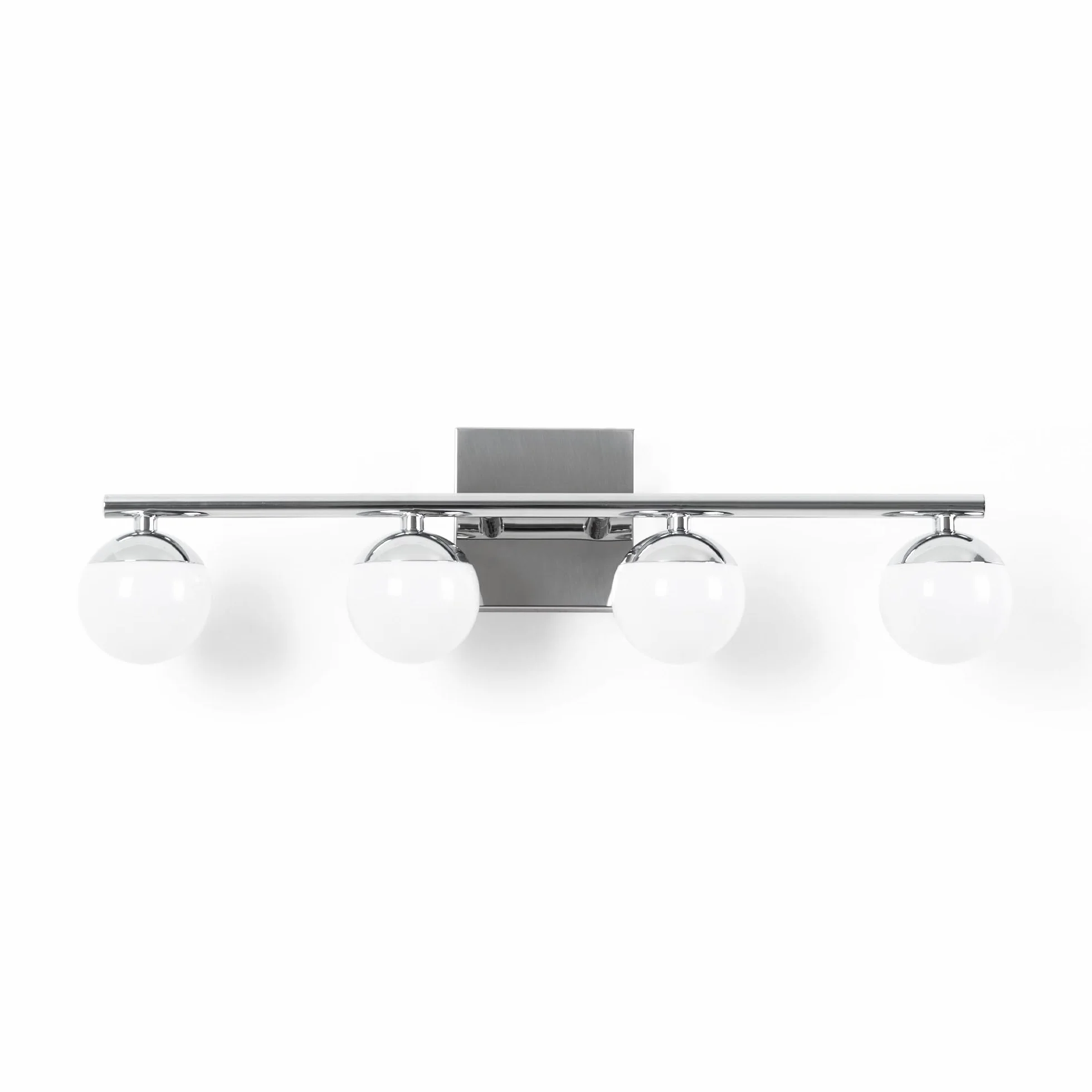 BARCELONA LED Aplique Baño Cromado 12W IP44 4000K 49cm Lámpara Pared