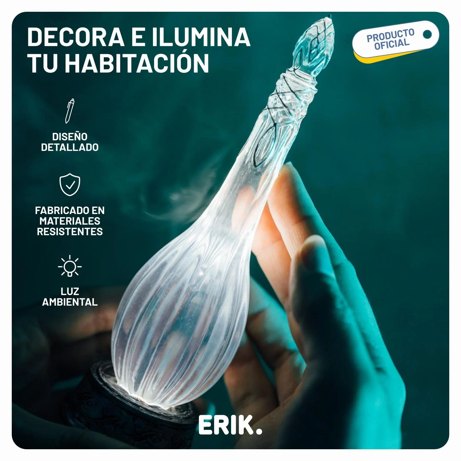 Lampara El Señor de los Anillos Earendil - Lampara escritorio Gaming │ El Señor de los Anillos Regalos - Figura con LUZ LED tenue (Funciona con USB) Decoración Lord of the rings Merchandising OFICIAL