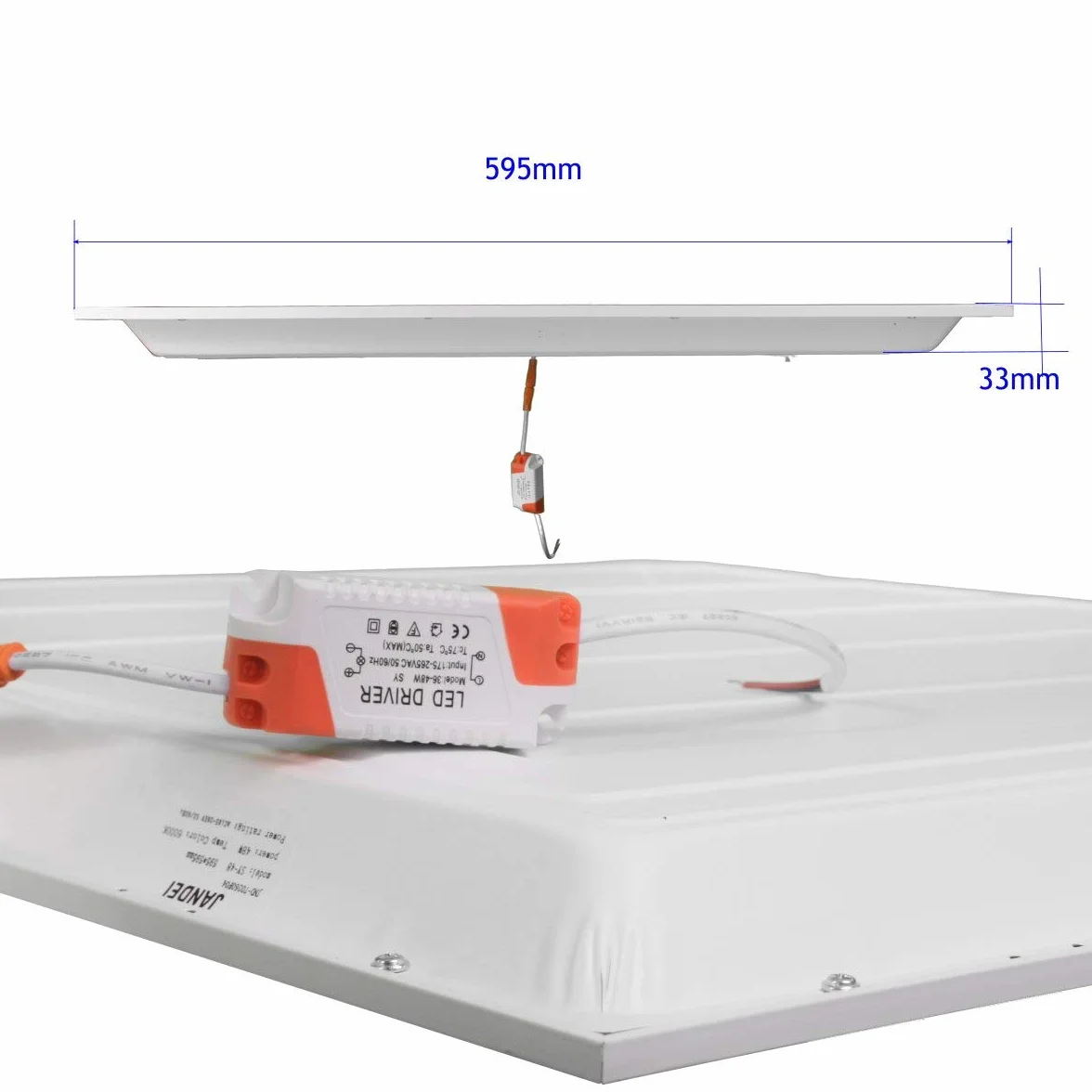 Panel LED Retroiluminado 60x60cm 48W Blanco Frío 6000K 4500 lúmenes Pack x4
