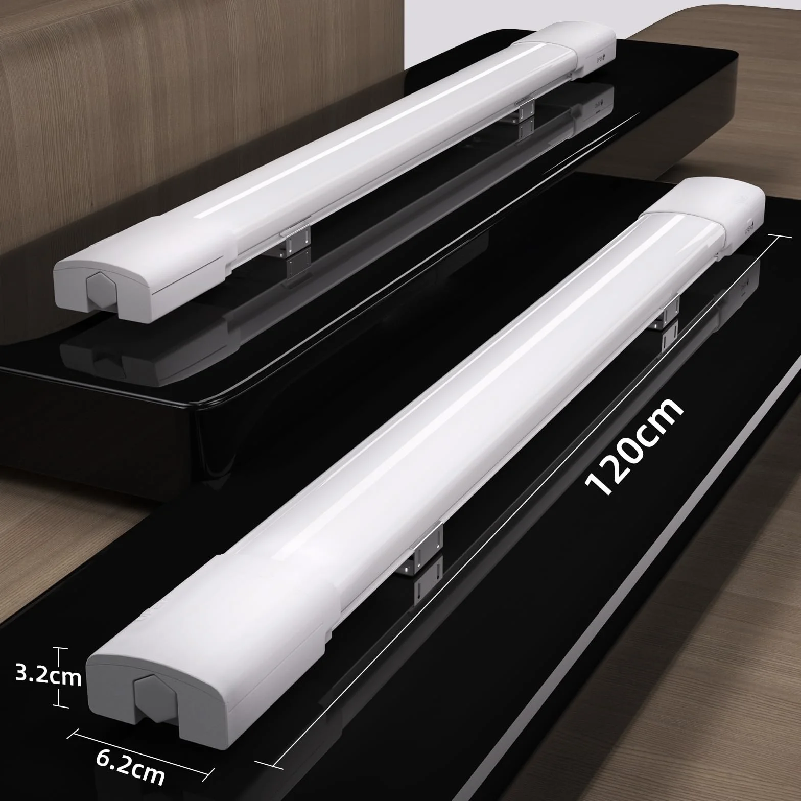 Modlicht LED Fluorescente 120cm 36W 3960LM 5000K IP65 Impermeable Luz de Techo Blanco
