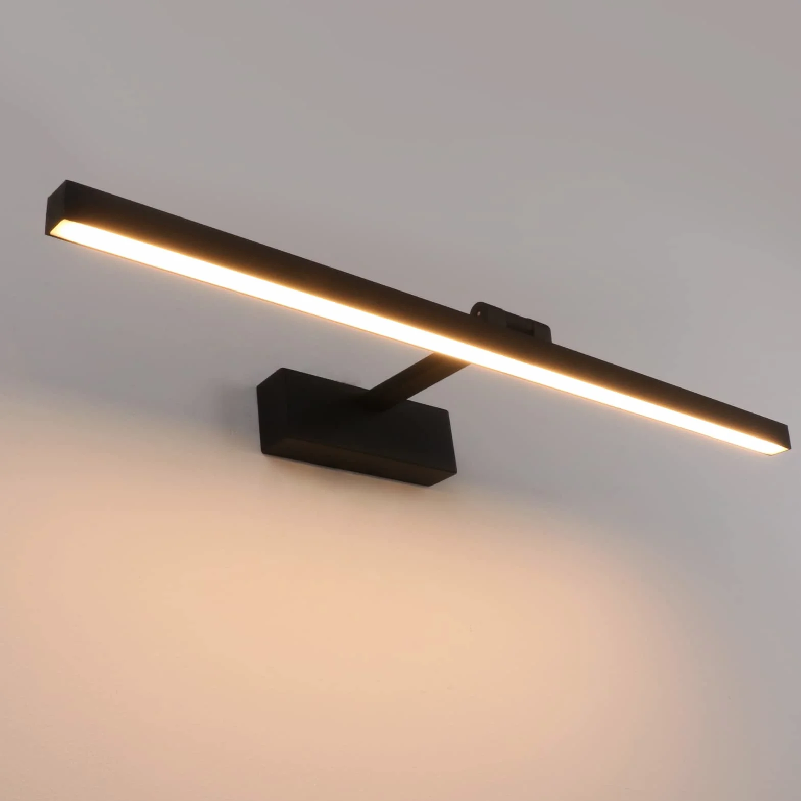 Klighten Lampara Espejo Baño Luz Led 60cm 18W 1170 Lumen IP44 Blanco Cálido 3000K