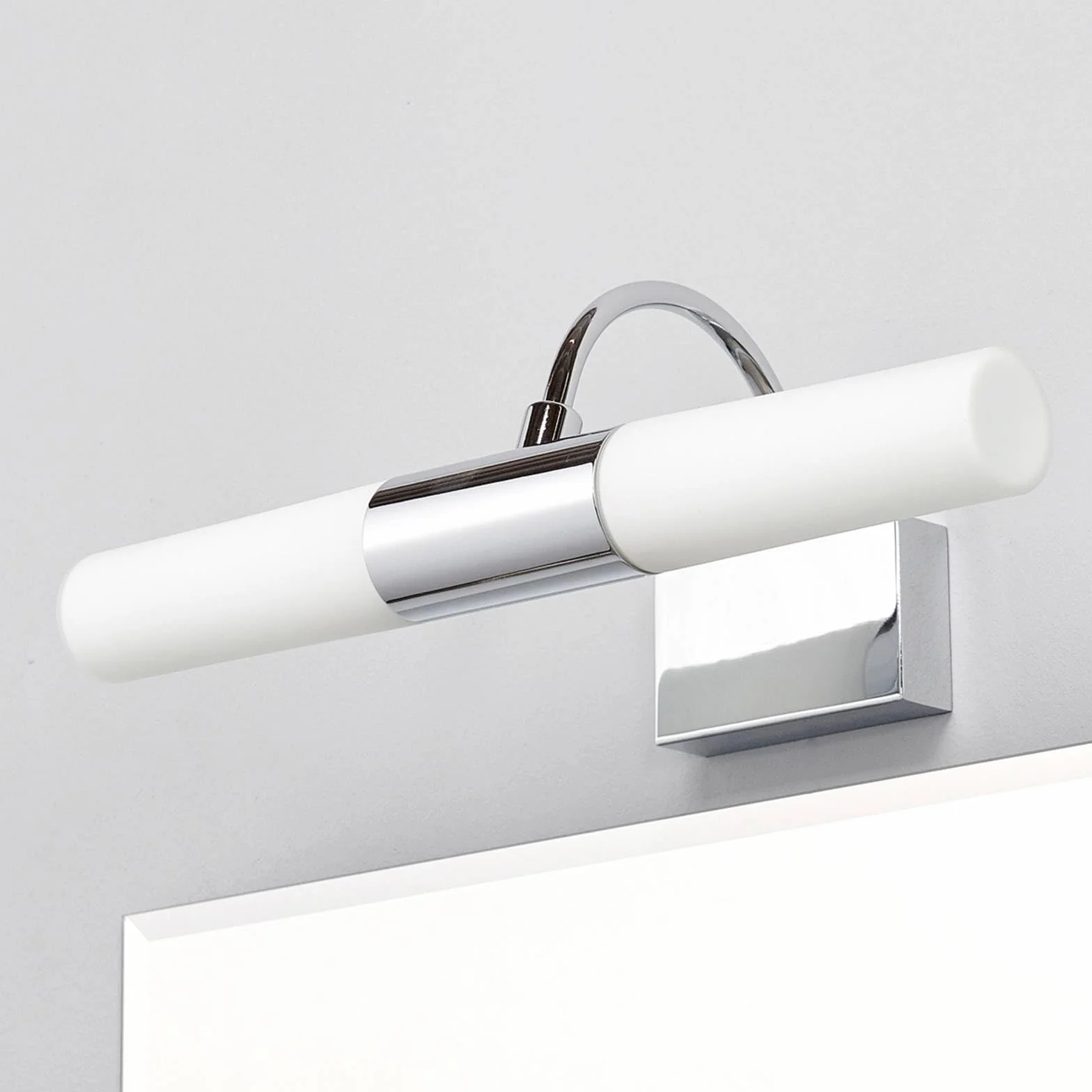 Lindby Lámpara de pared Devran (Moderno) en Plateado hecho Metal e.o. para Cuarto baño (2 llamas, G9) lámparas aplique