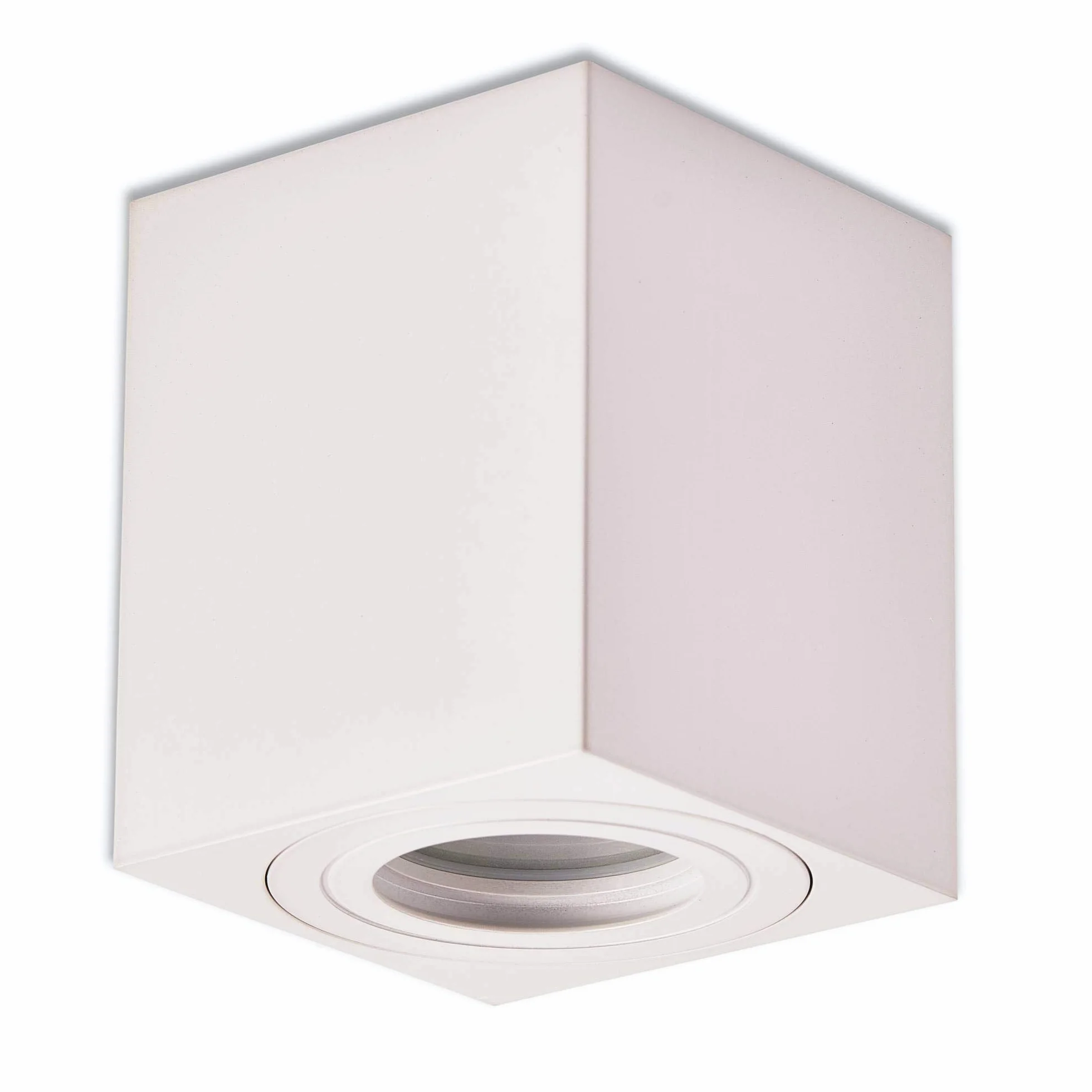 Trano LED lampara de superficie GU10 230V 5W blanco cálido IP44 para baño exterior