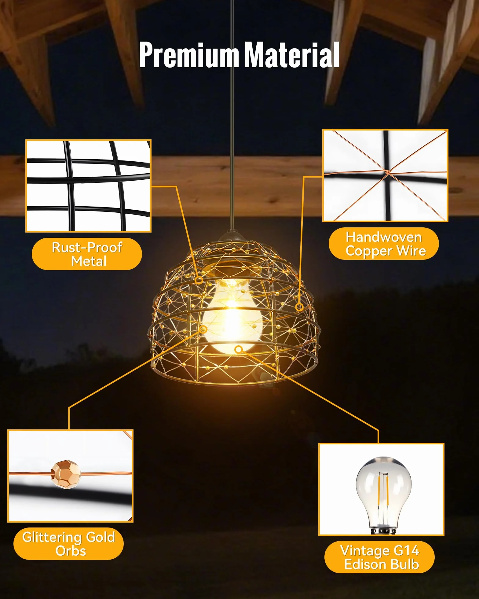 2 Lámpara Solar Exterior de Estilo Bohemio, Luces Exterior Solar con Temporizador de 4/6/8 Horas y 4 Ajustes de Brillo, Impermeable IP65 para Patios, Balcones y Jardines