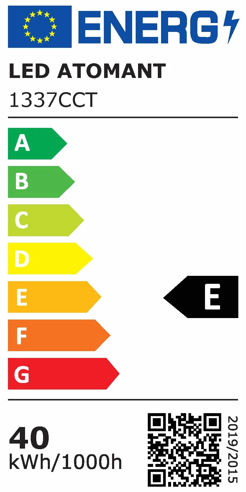 LED ATOMANT Pack 2x Pantalla Luminaria LED integrado 120cm 40W CCT 4000 lumenes