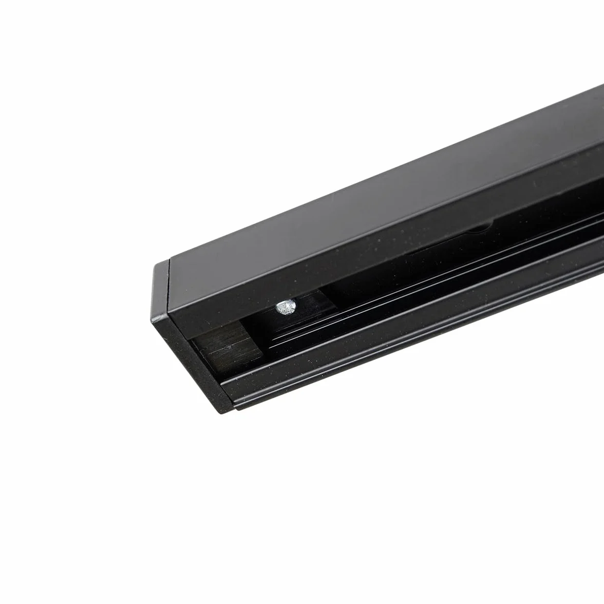 QAZQA Yade Sistema de carril moderno negro 4 luces monofásico Aluminio/Acero LED Max. 4x50W