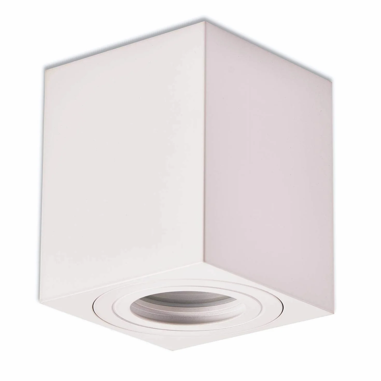 Trano LED lampara de superficie GU10 230V 5W blanco cálido IP44 para baño exterior
