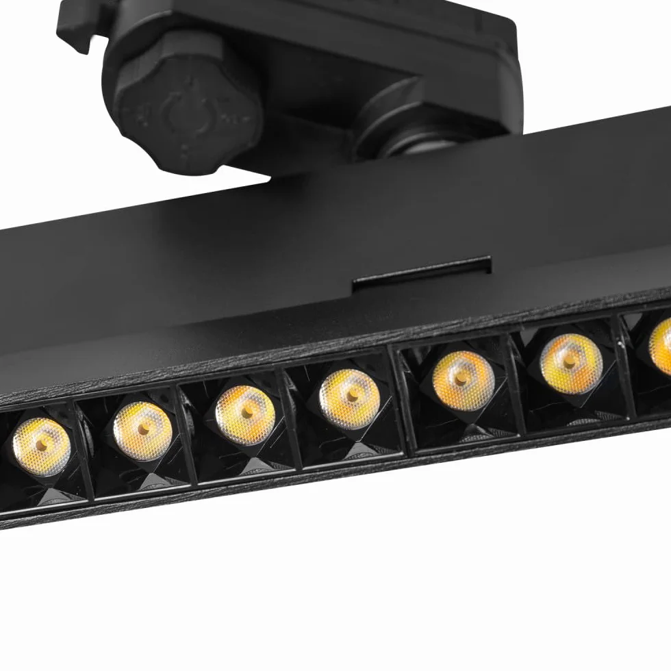 Luminaria Lineal de Carril LED Trifásico Epistar 5054 12W 1200Lm CCT (Tonalidad Luz Regulable) TRIAC [1916-TL-12W-3F-CCT] | Greenice