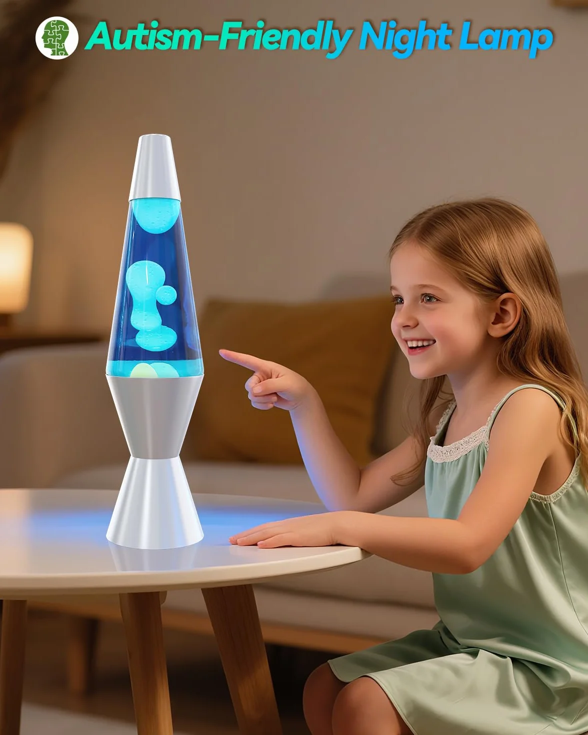AONESY Lavadora 37cm agua luz azul blanco cera para niños Navidad Cumpleaños Regalo