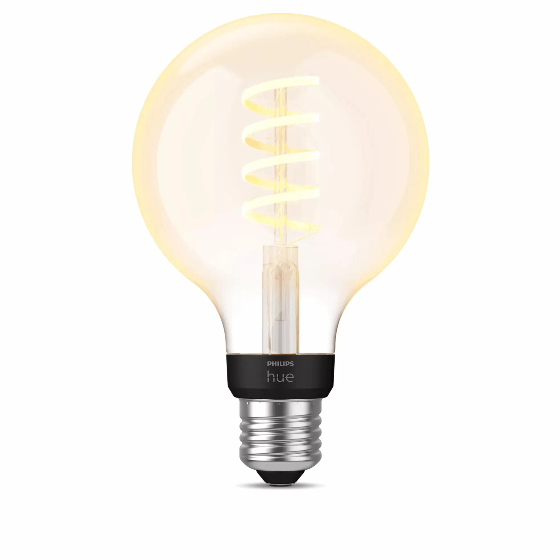 Philips Hue - Bombilla Led Inteligente Filamento, Luz Blanca de cálida a fría, casquillo E27 G93, 7W 550 Lúmens, Compatible con Alexa y Google Home