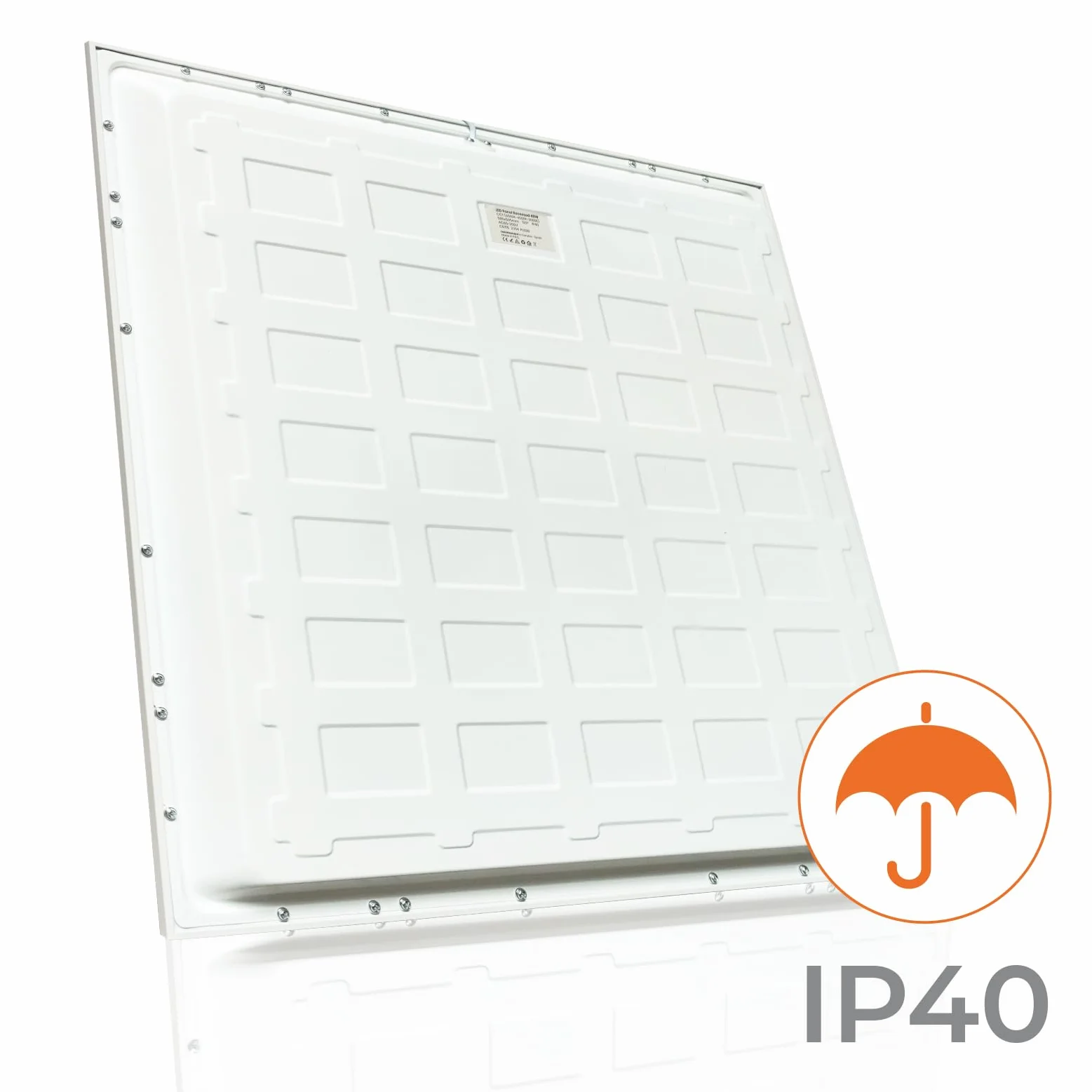 LED ATOMANT Panel LED Empotrable 60x60cm 48W, CCT (Selector de Color Blanco Calido, Neutro y Frio), 5000 Lumenes, Driver incluido