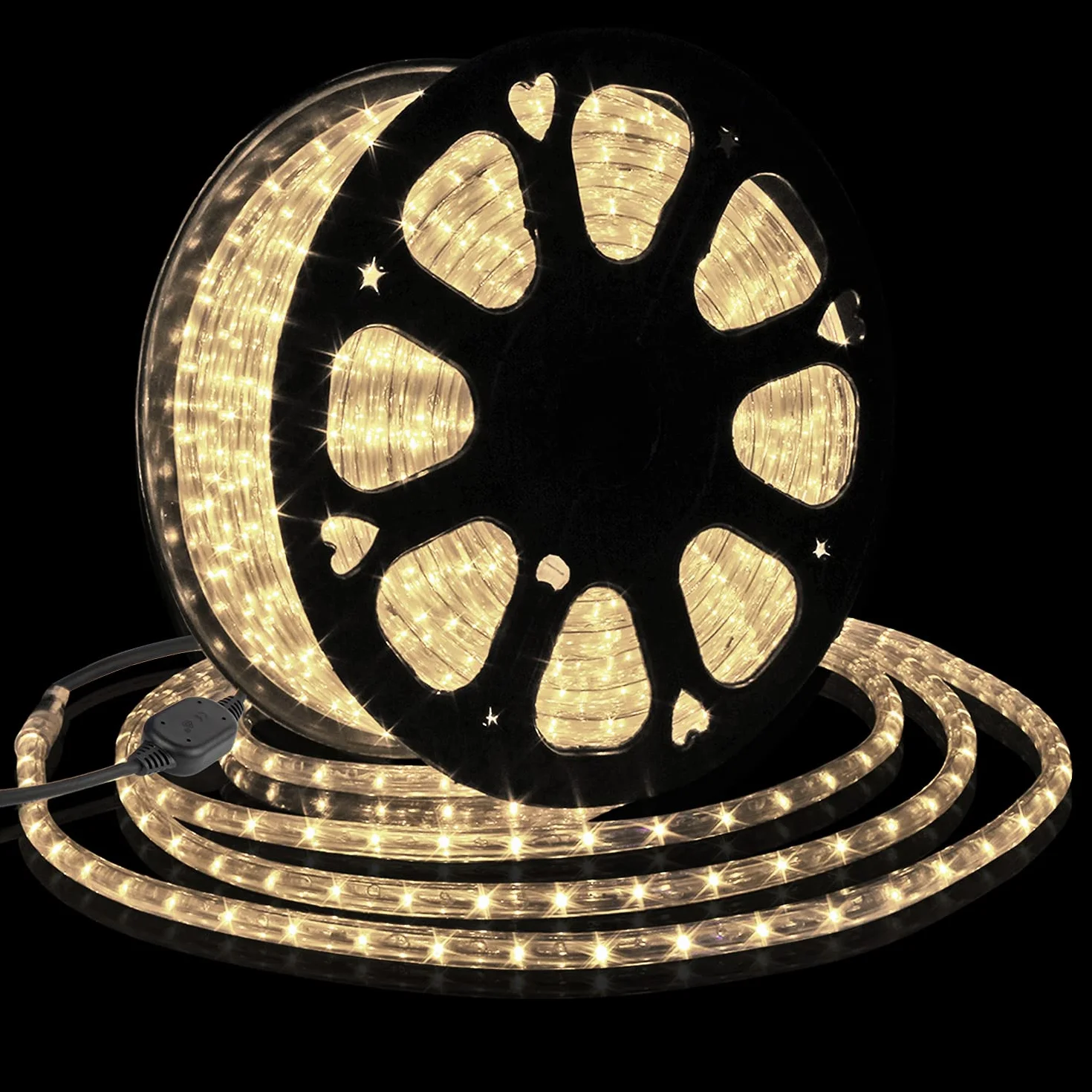 Forever Speed 30M Tubo de LED Manguera LED Luces de Tira Blanco Cálido Exterior e Interior